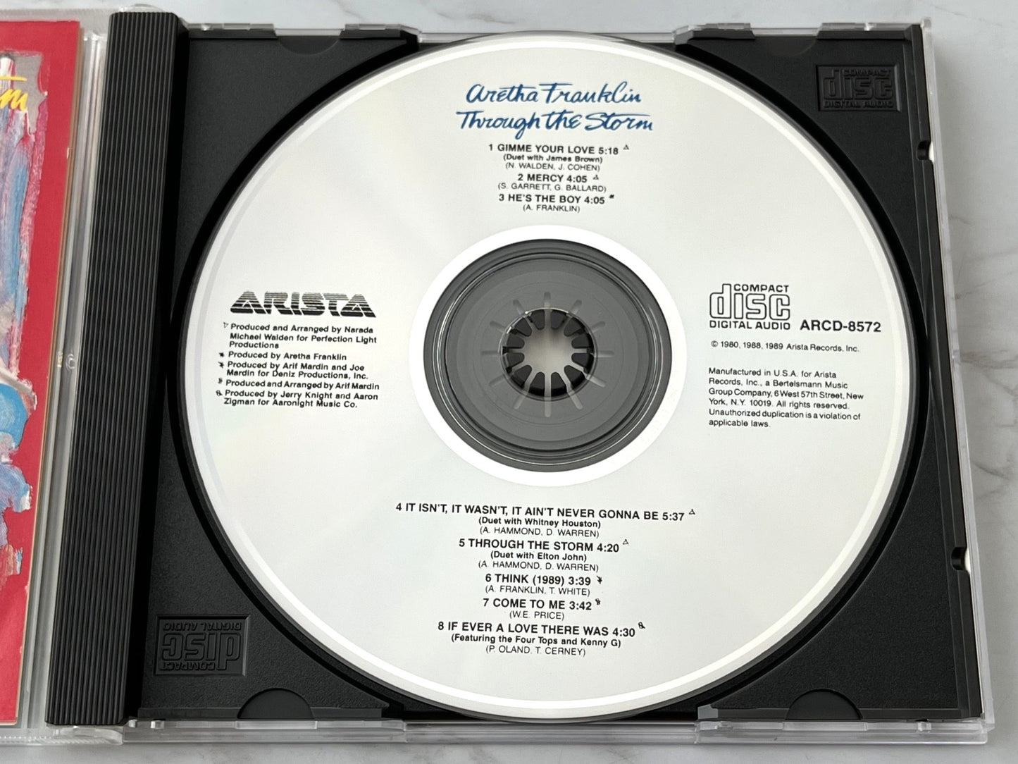Aretha Franklin – Through The Storm (1989) [DISCTRONICS PRESS]