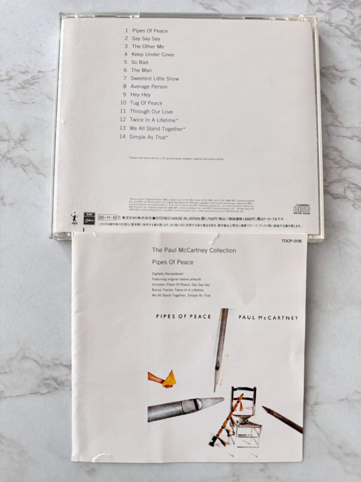 Paul McCartney – Pipes Of Peace (OBI) (1995)