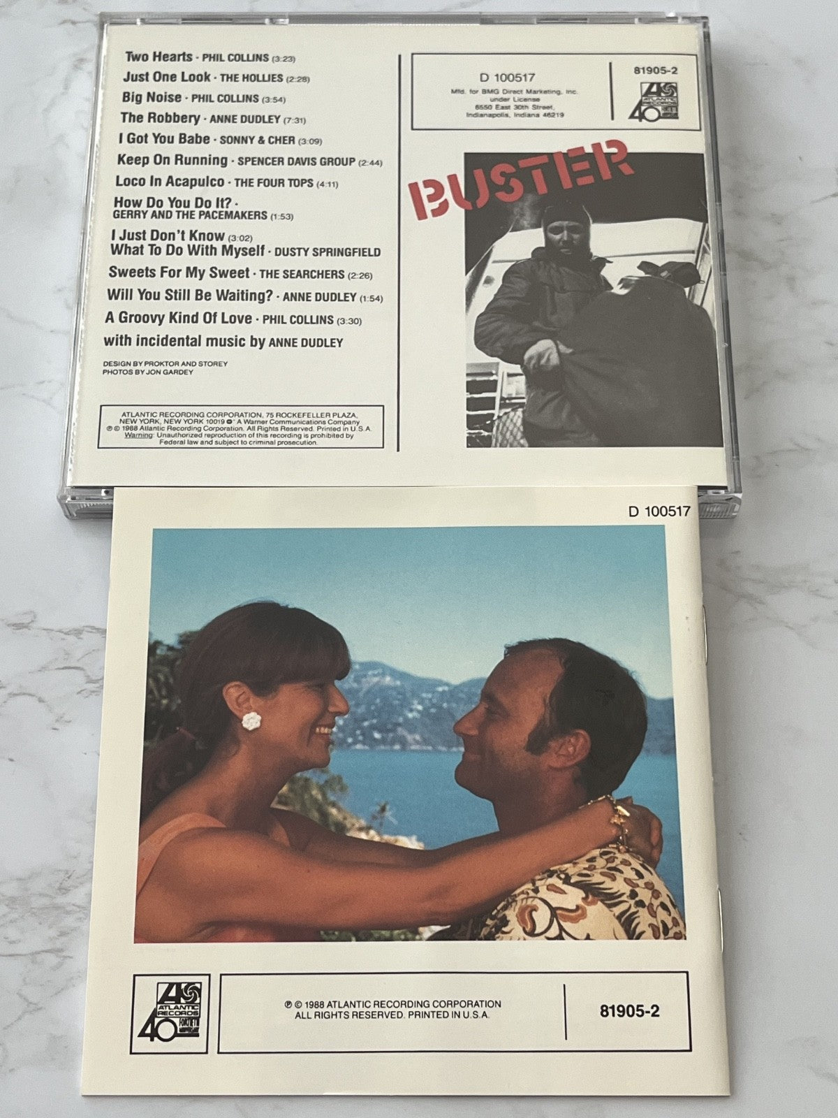 Phil Collins, The Hollies, Various – Buster Original Motion Picture Soundtrack (1988)