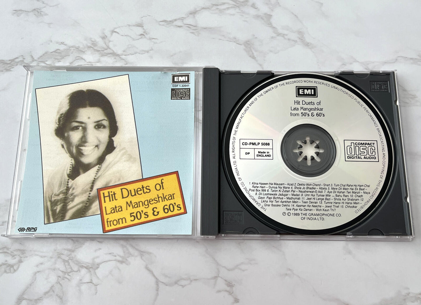Lata Mangeshkar – Hit Duets From 50's & 60's (1989) [UK PRESS]