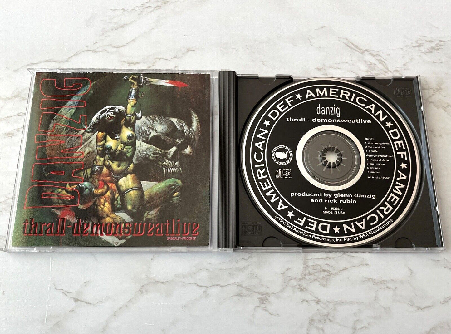 Danzig – Thrall Demonsweatlive (EP) (1993) [ORIGINAL USA PRESS]