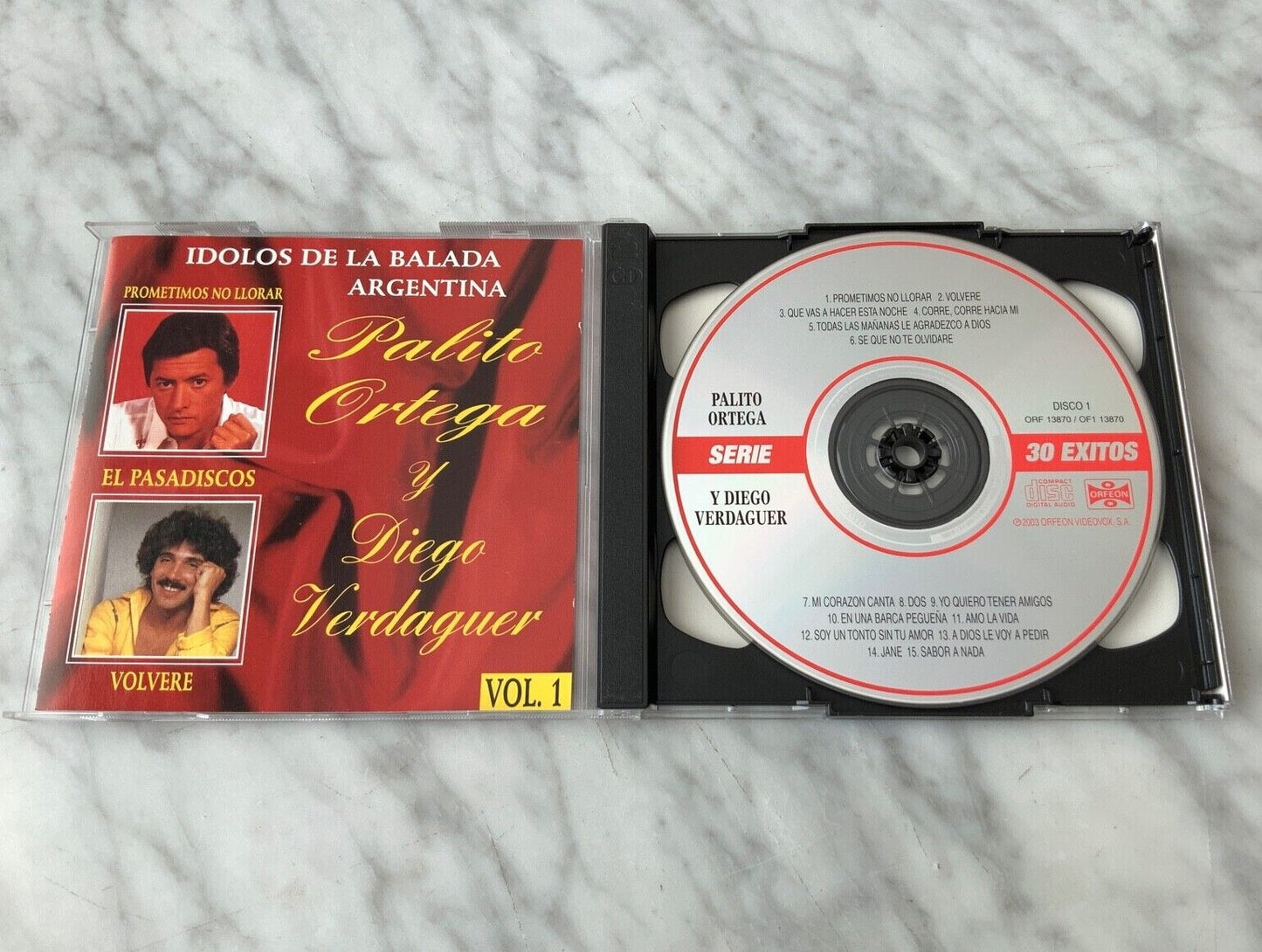 Palito Ortega, Diego Verdaguer – Idolos De La Balada Argentina Palito Ortega Diego Verdaguer (2002)