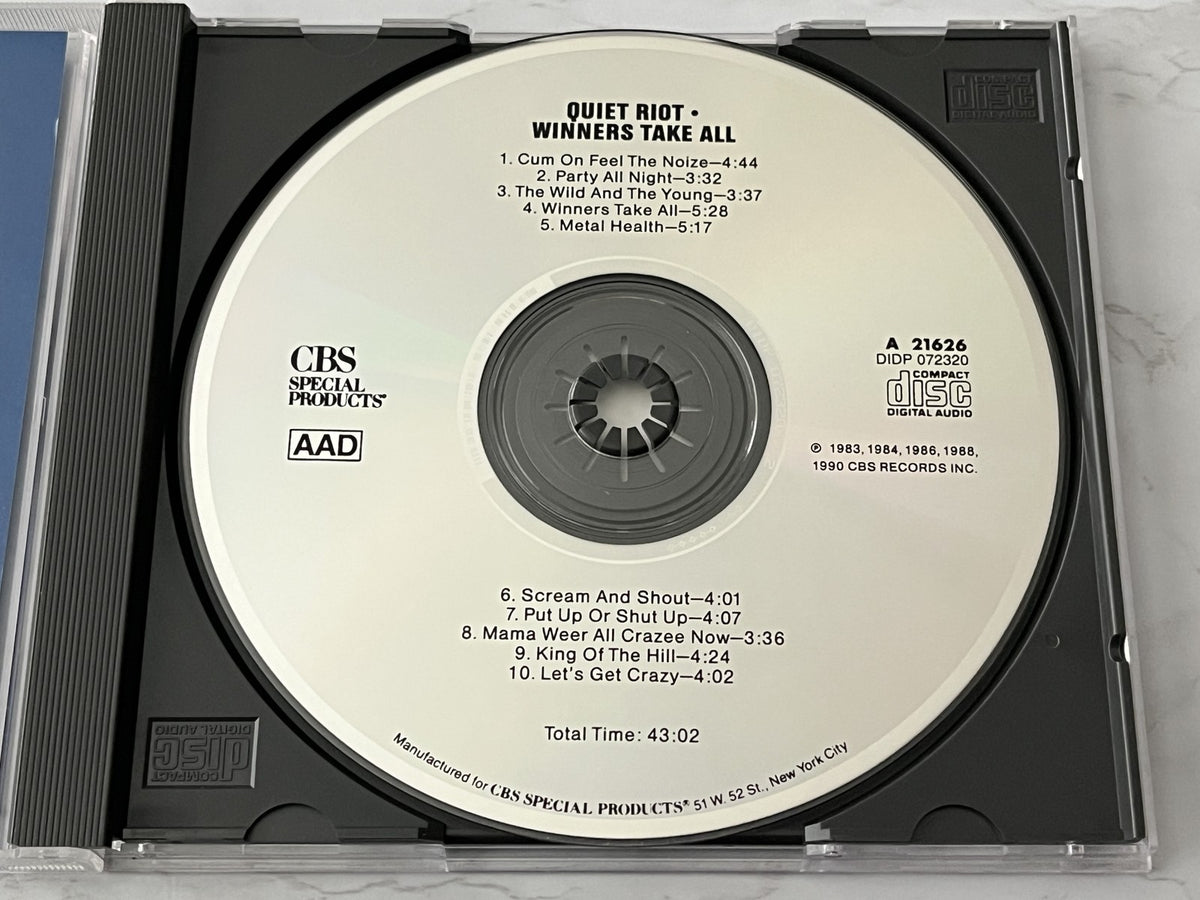 Quiet Riot – Winners Take All [USA 1ST PRESS]