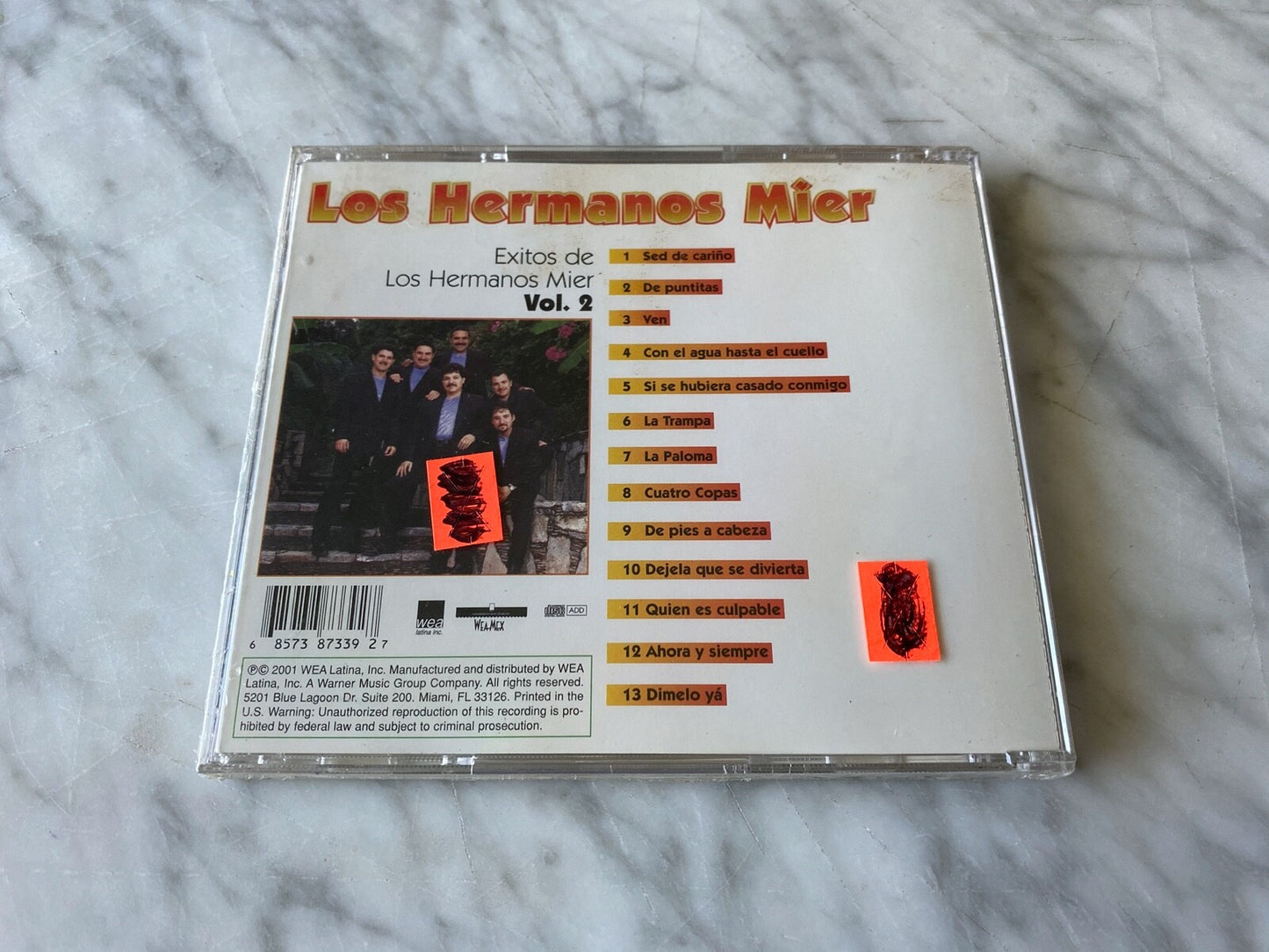 Los Hermanos Mier – Exitos Vol. 2 (2001) [ORIGINAL USA PRESS]