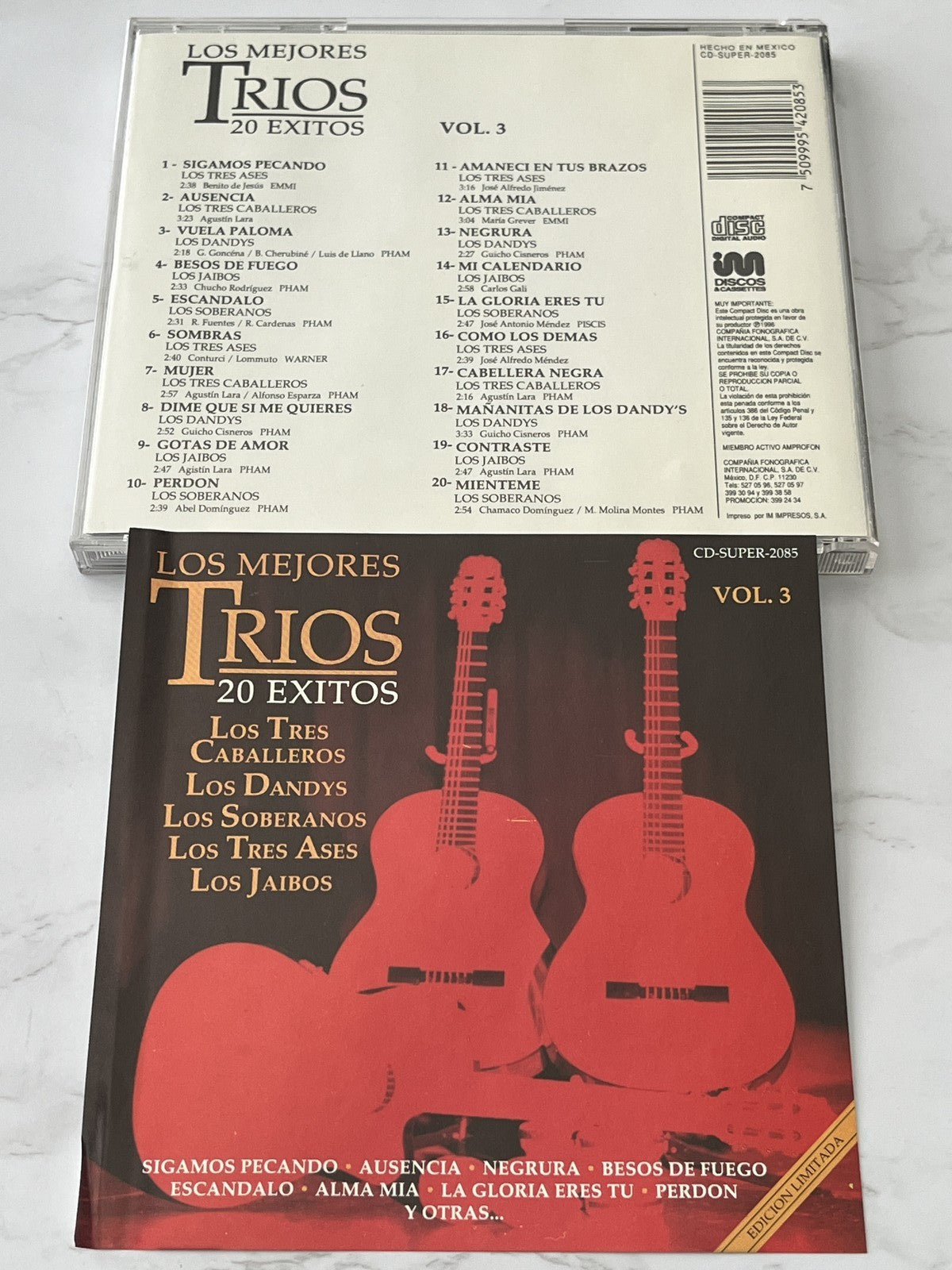 Los Mejores Trios 20 Exitos Vol. 3 (1996)