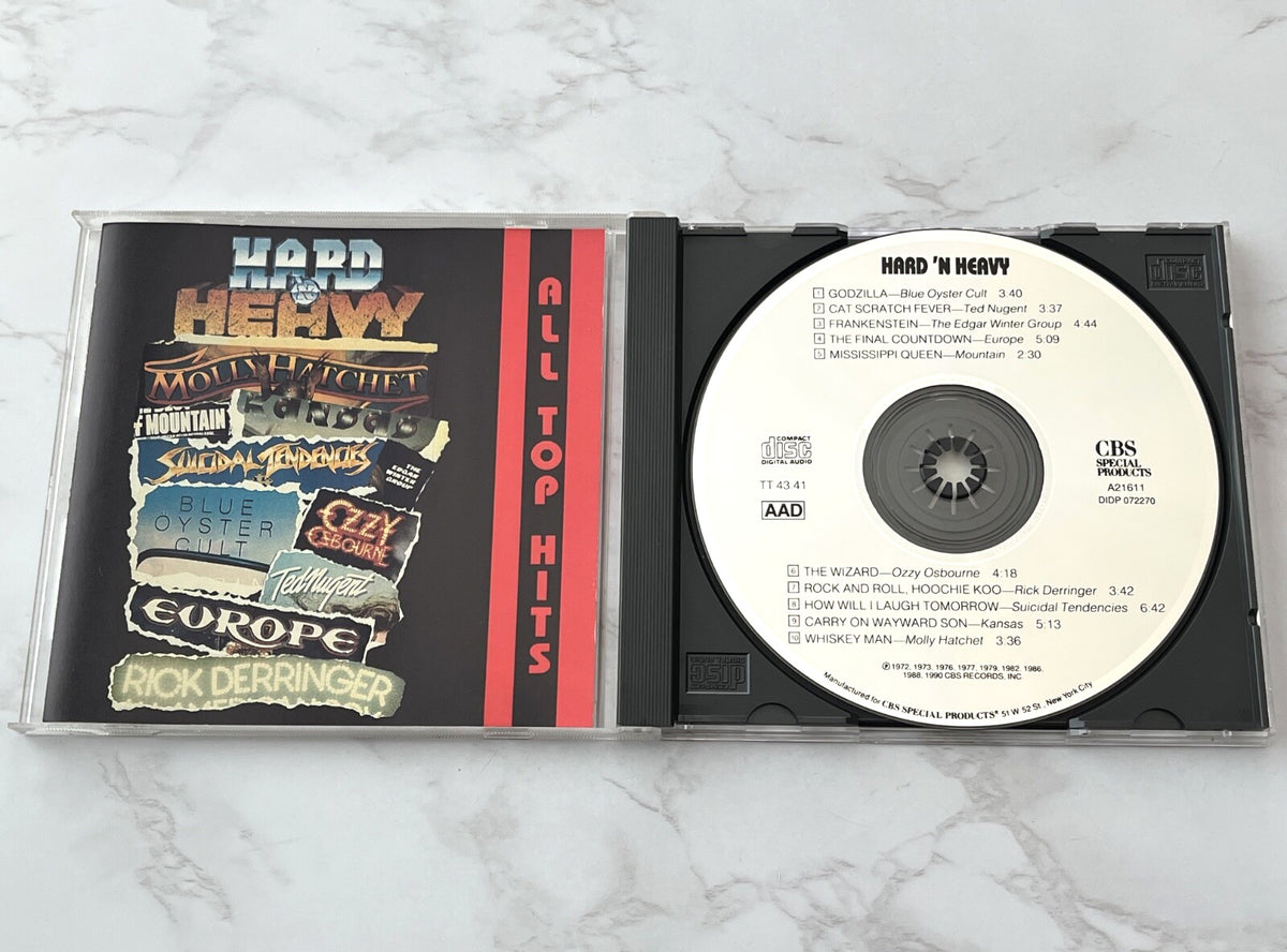 Blue Oyster Cult, Kansas, Molly Hatchet, Ozzy Osbourne, Ted Nugent – Hard N Heavy (1990)