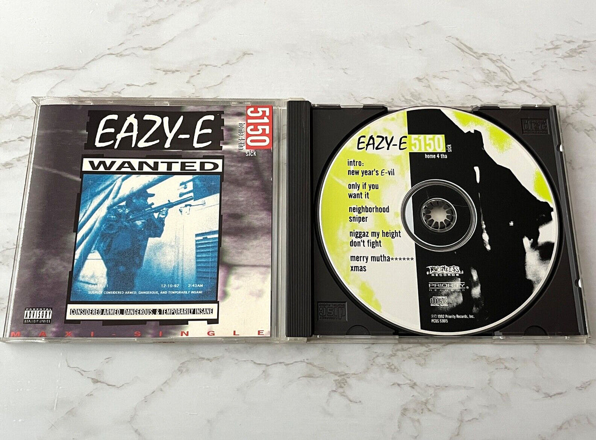 Eazy-E – 5150 Home 4 Tha Sick (EP) (1992) [ORIGINAL USA PRESS]