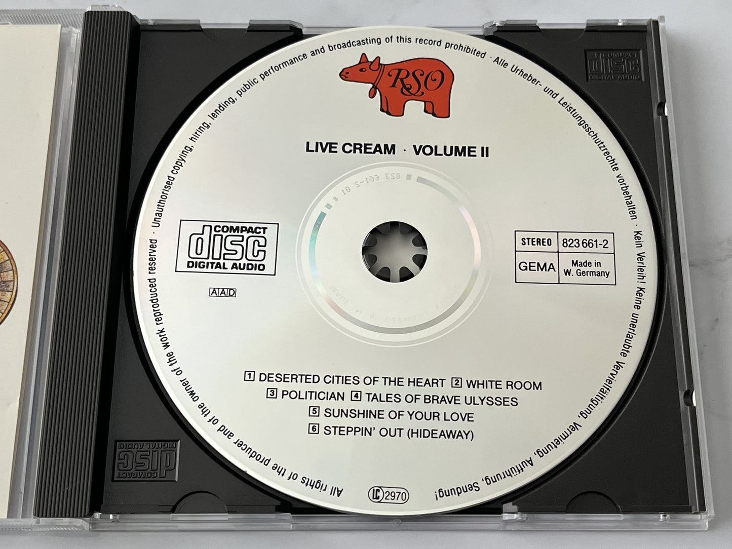 Cream – Live Cream Vol. II [W GERMANY TARGET ERA]