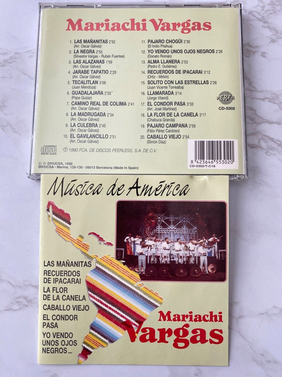 Mariachi Vargas De Tecalitlan – Musica De America (1990) [ORIGINAL SPAIN PRESS]
