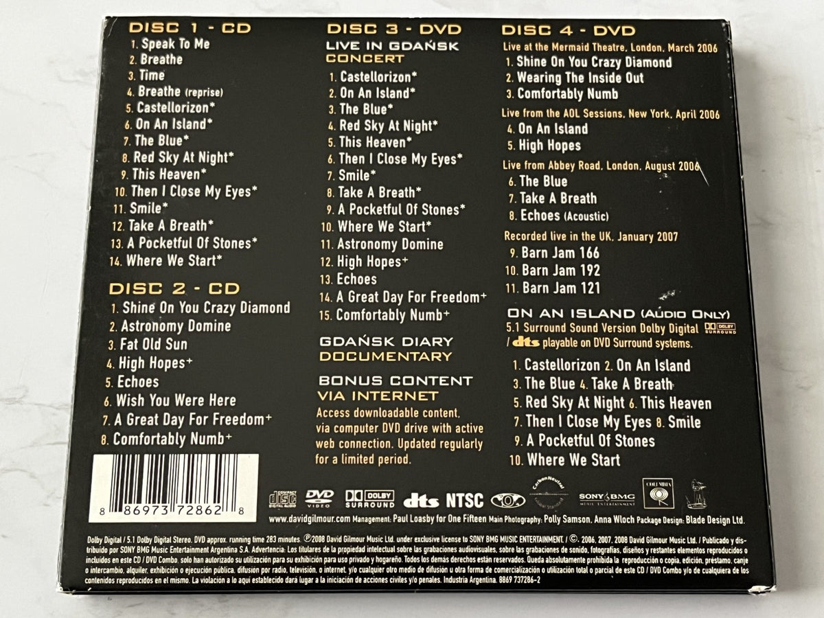 David Gilmour – Live In Gdansk (Digipak, CD/DVD) (2008)