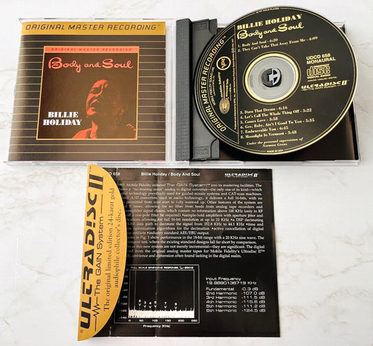 Billie Holiday – Body And Soul (MFSL, 24KT Gold, Numbered) (1996)