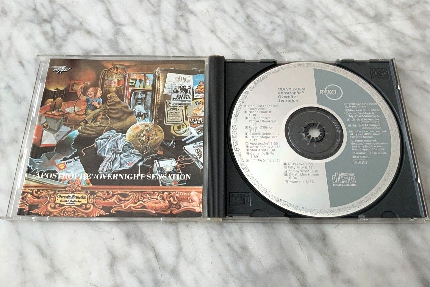 Frank Zappa – Apostrophe/Overnite Sensation (1986) [JAPAN TARGET ERA]