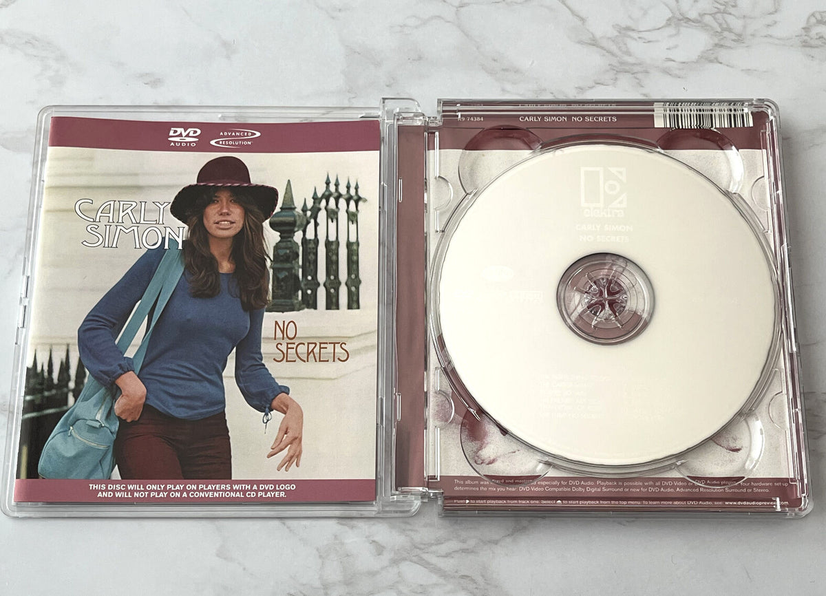 Carly Simon – No Secrets DVD 2001 Elektra/Rhino R9 74384 You're So Vain (2001)