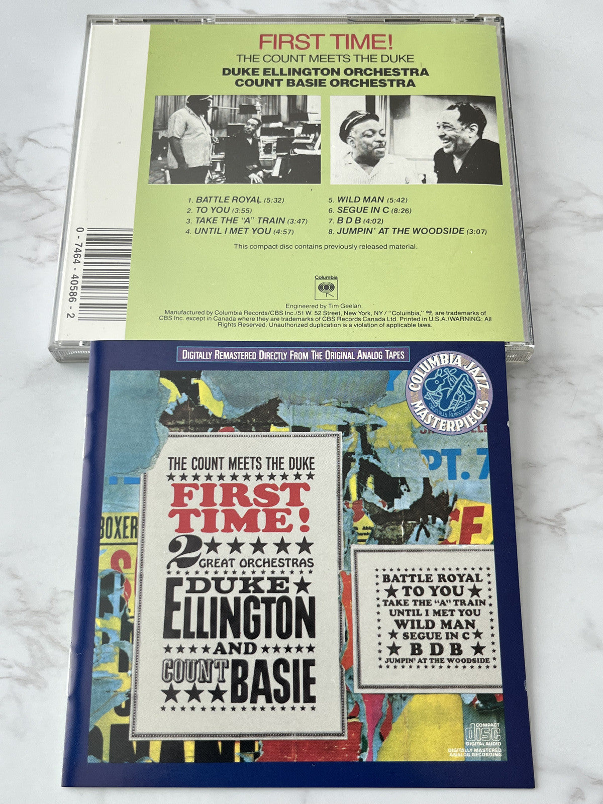 Count Basie, Duke Ellington – Ellington / Basie First Time The Count Meets The Duke (1987) [ORIGINAL USA PRESS]