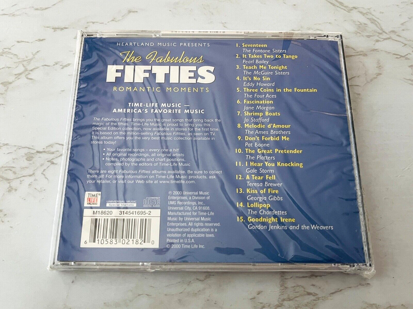 Georgia Gibbs, The Platters, Various – Time Life Music The Fabulous Fifties Romantic Moments (2000)