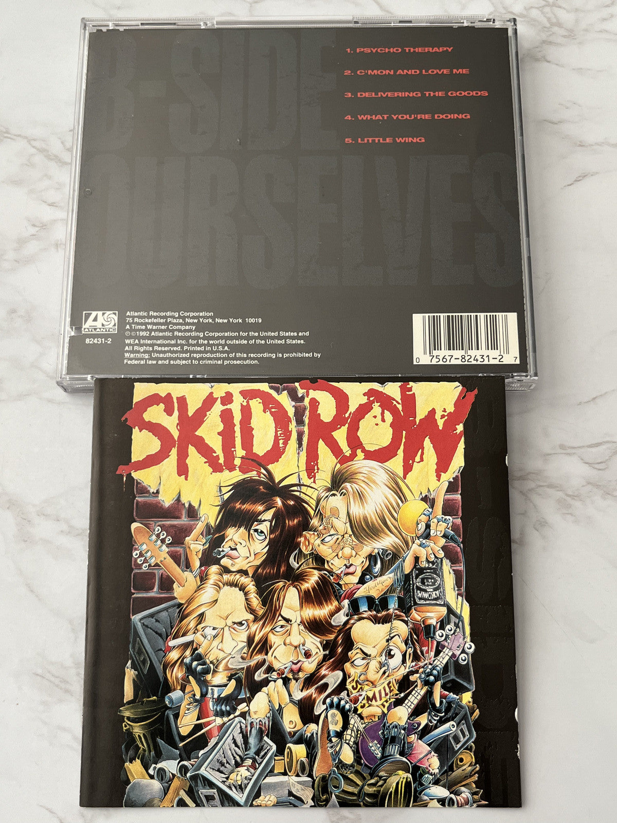 Skid Row – B-Side Ourselves (EP) (1992) [ORIGINAL USA PRESS]