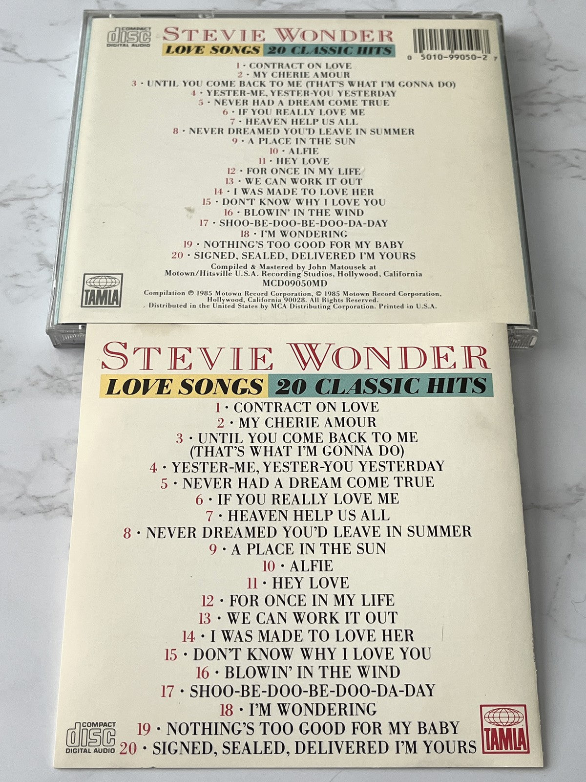 Stevie Wonder – Love Songs 20 Classic Hits [SANYO PRESS]