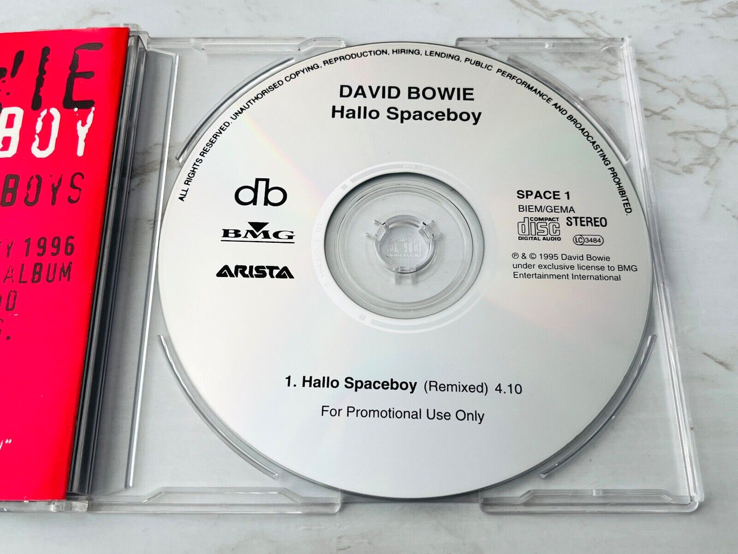 David Bowie – Hallo Spaceboy (Promo) (1996) [UK PRESS]
