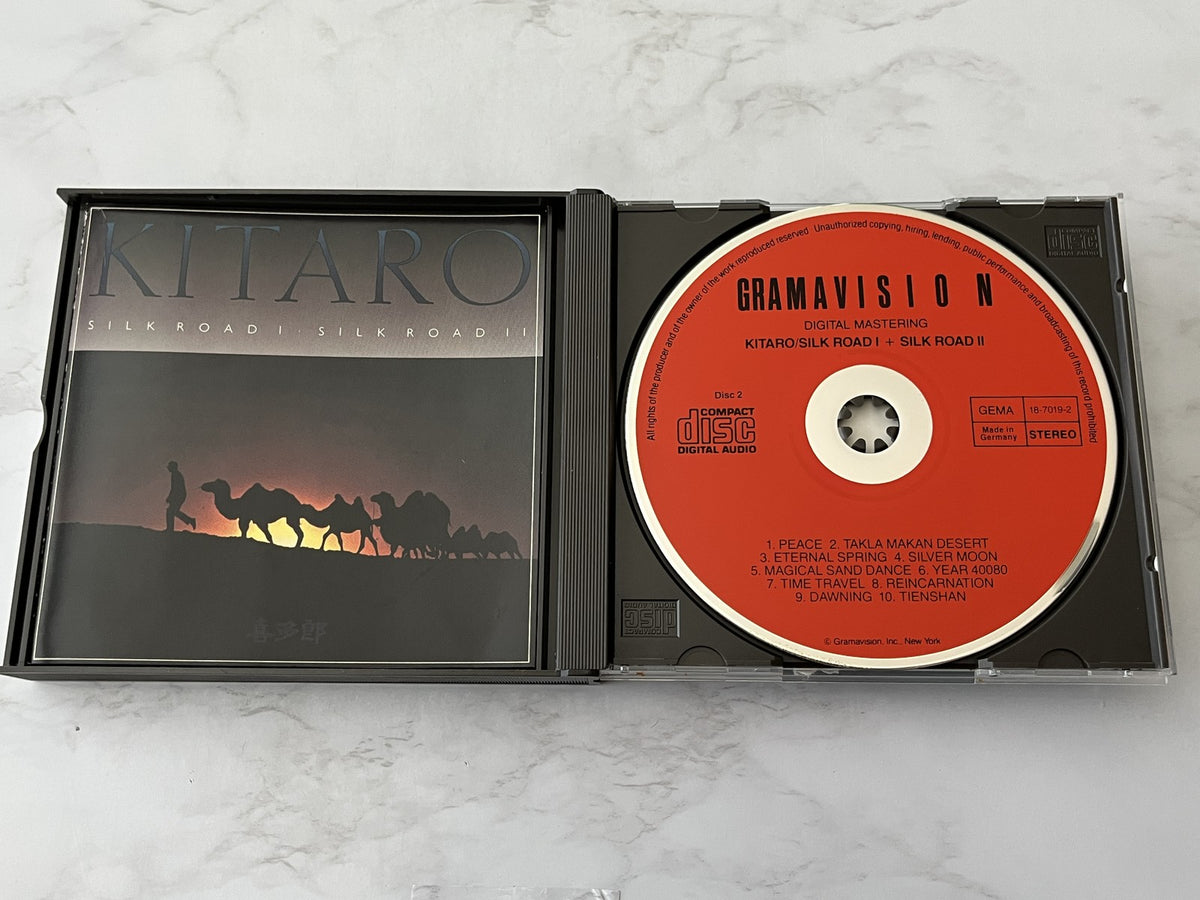 Kitaro – Silk Road I & Silk Road II (1986) [W GERMANY RED FACE]