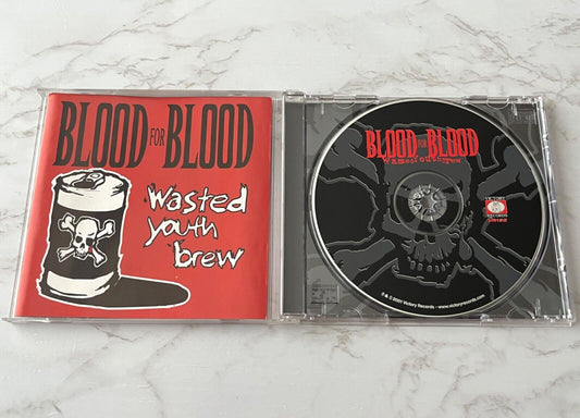 Blood For Blood – Wasted Youth Brew (2001) [ORIGINAL USA PRESS]