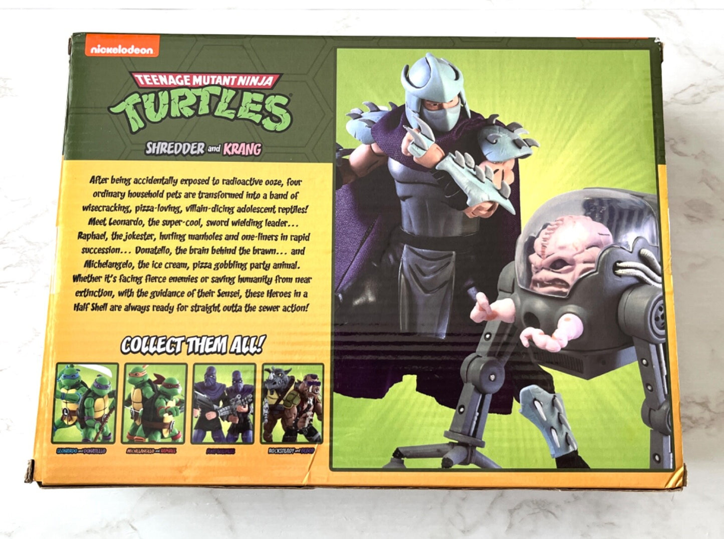 NECA Teenage Mutant Ninja Turtle Shredder And Krang Figures (2020)