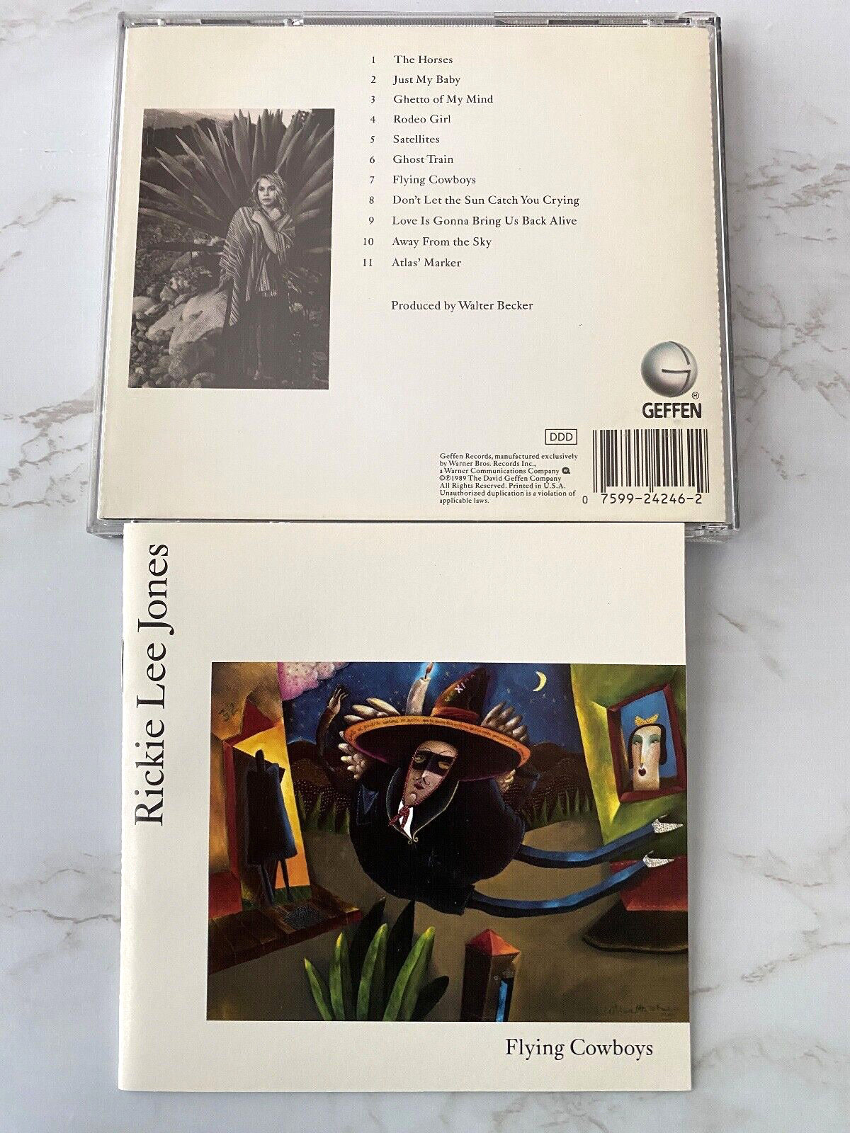 Rickie Lee Jones – Flying Cowboys (1989) [ORIGINAL USA PRESS]