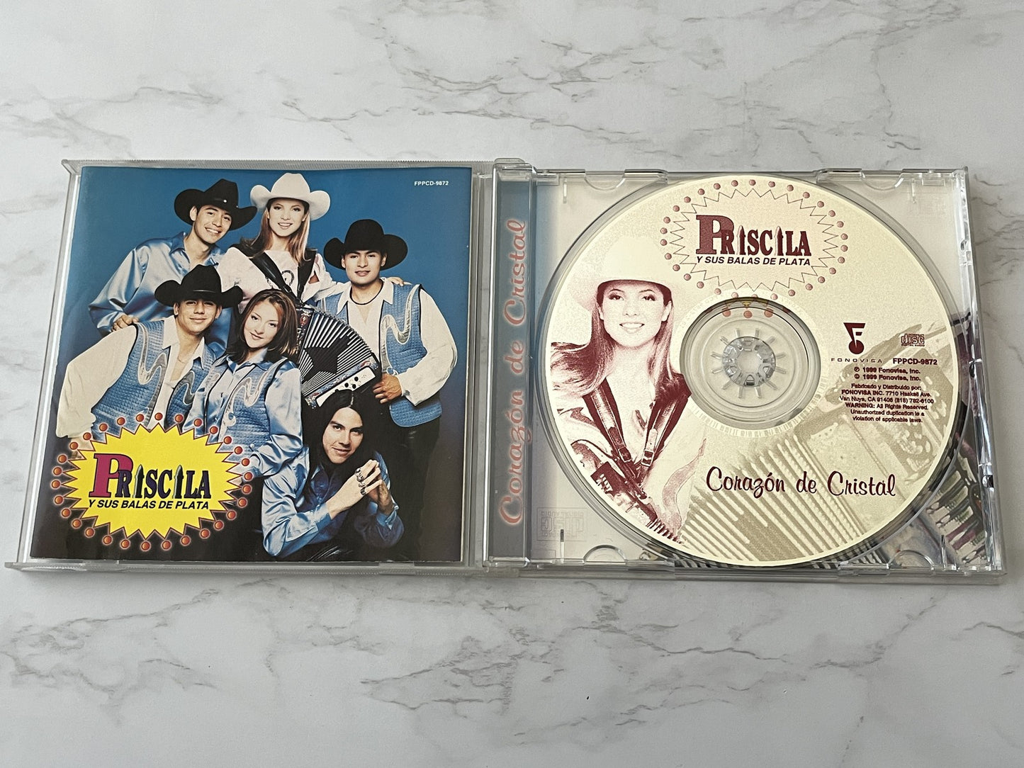 Priscila Y Sus Balas De Plata – Corazon De Cristal (1999) [ORIGINAL USA PRESS]