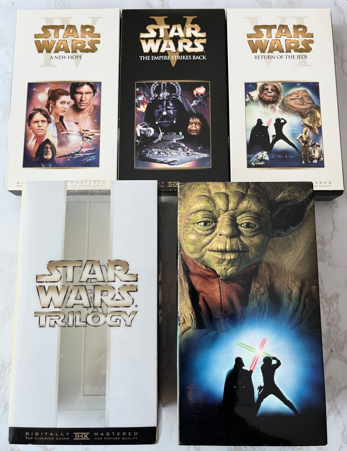 STAR WARS Trilogy 3 VHS Box Set 2000 THX SPECIAL EDITION! Lucasfilm