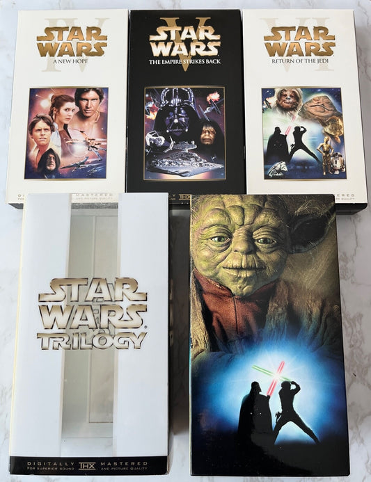 STAR WARS Trilogy 3 VHS Box Set 2000 THX SPECIAL EDITION! Lucasfilm