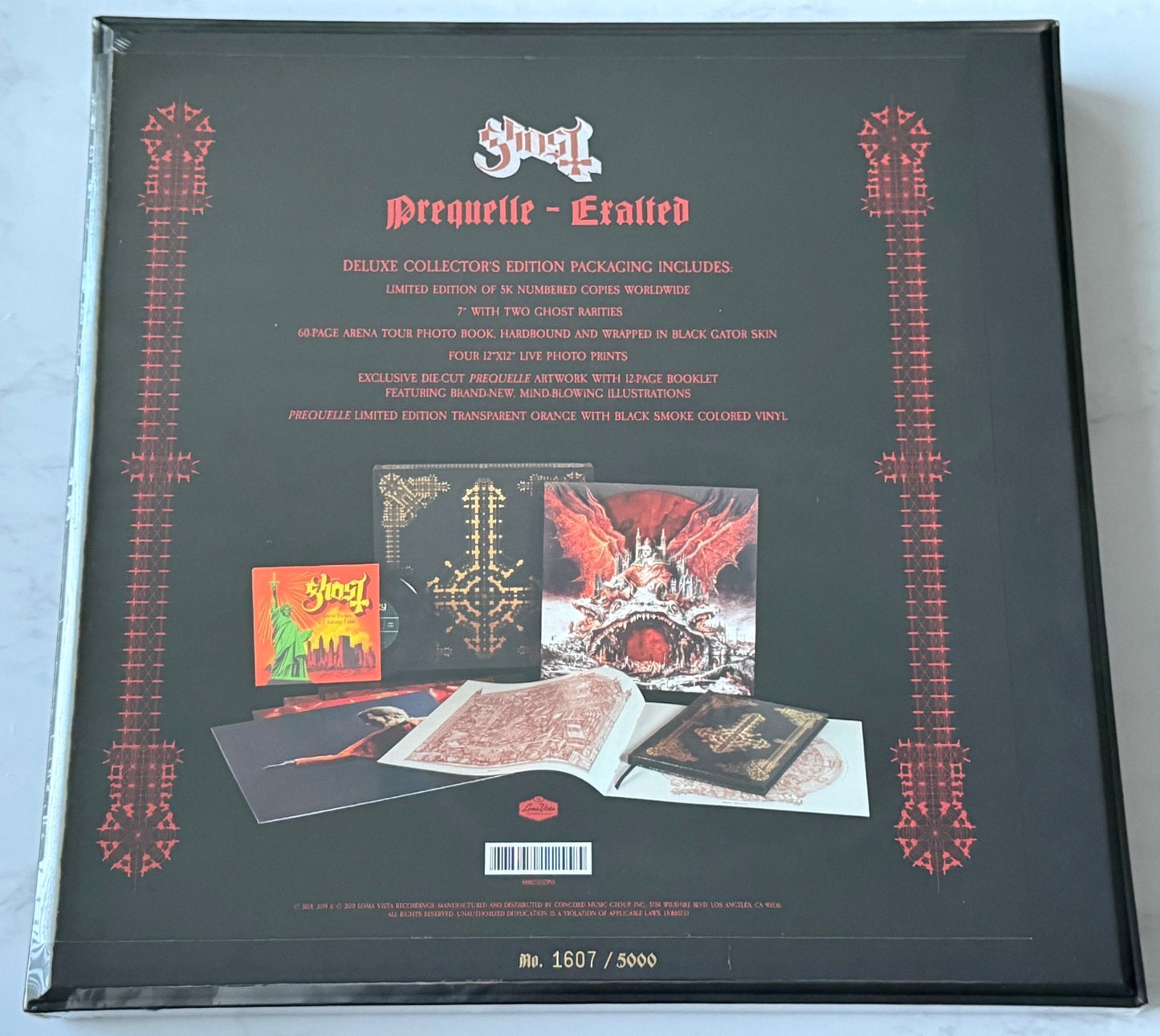 Ghost Prequelle Exalted LP/7Inch BOX SET SEALED! LTD/DELUXE ED. NUMBERED! NEW!