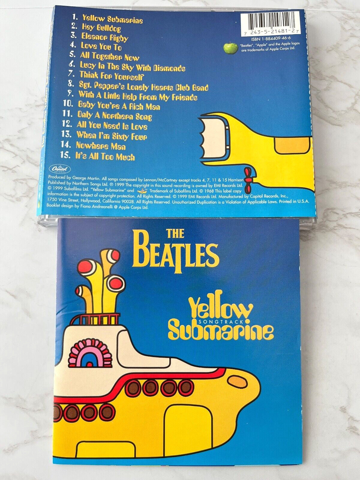 The Beatles – Yellow Submarine Soundtrack (1999) [ORIGINAL USA PRESS]