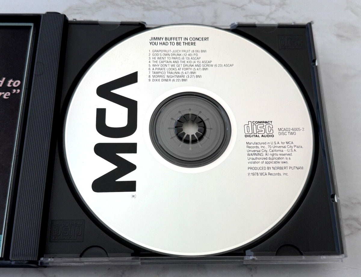 Jimmy Buffett – You Had To Be There [JVC PRESS]