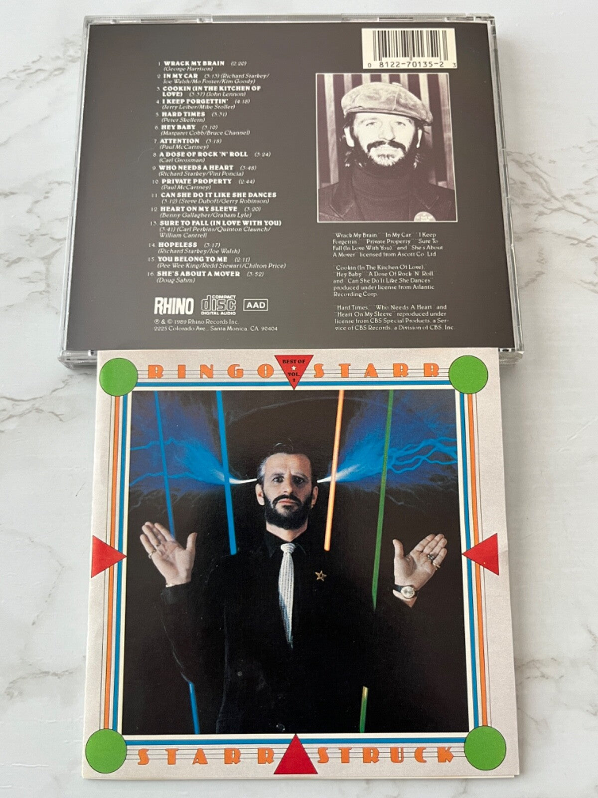 Ringo Starr – Starr Struck Best Of Vol. 2 (1989) [ORIGINAL USA PRESS]