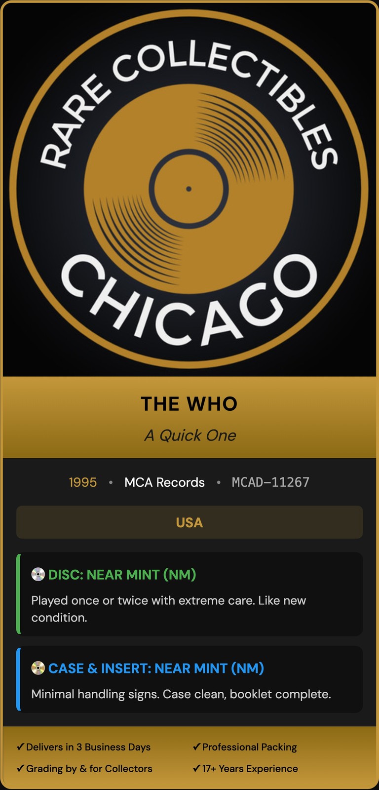 The Who – A Quick One (1995)