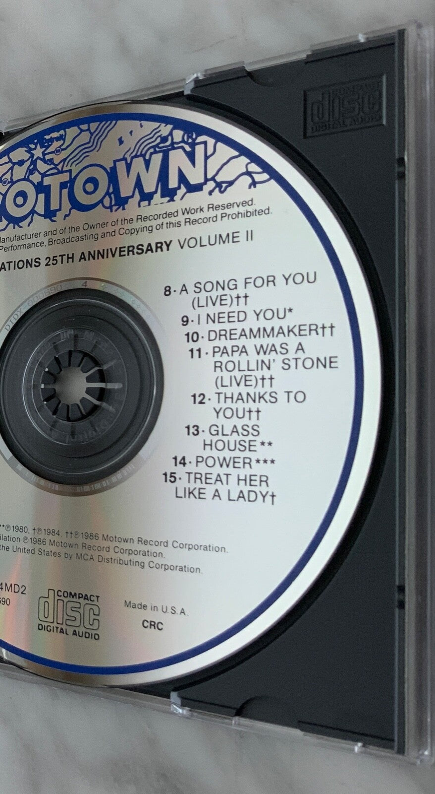 The Temptations – 25th Anniversary Vol. II [DADC PRESS]