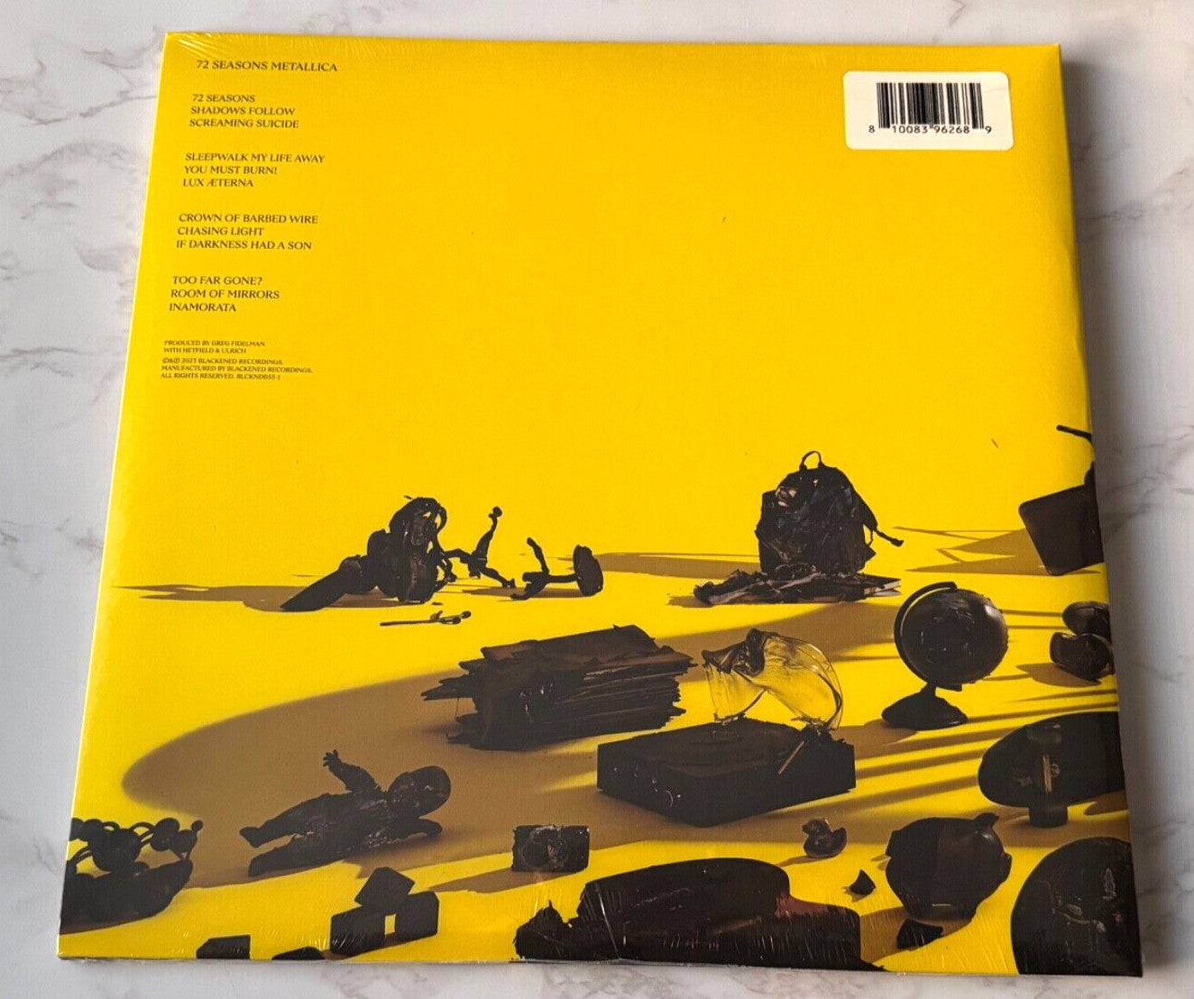 Metallica 72 Seasons 2 LP SPLATTER VINYL POP-UP CHICAGO EXCLUSIVE! NEW!