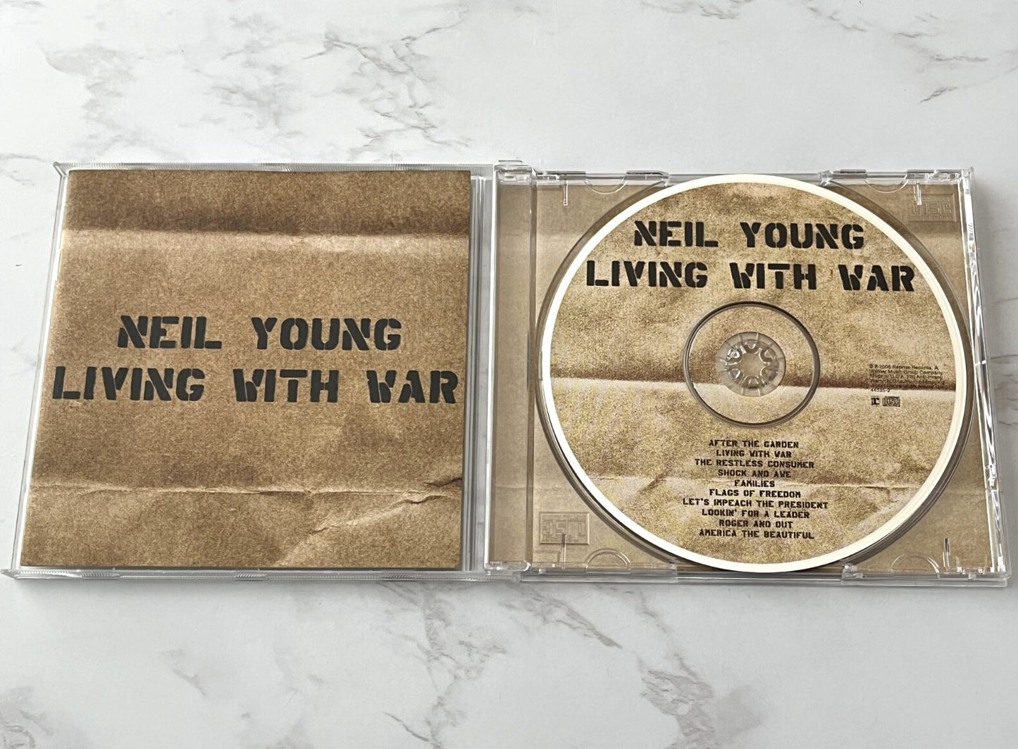 Neil Young – Living With War (Promo) (2006) [ORIGINAL USA PRESS]