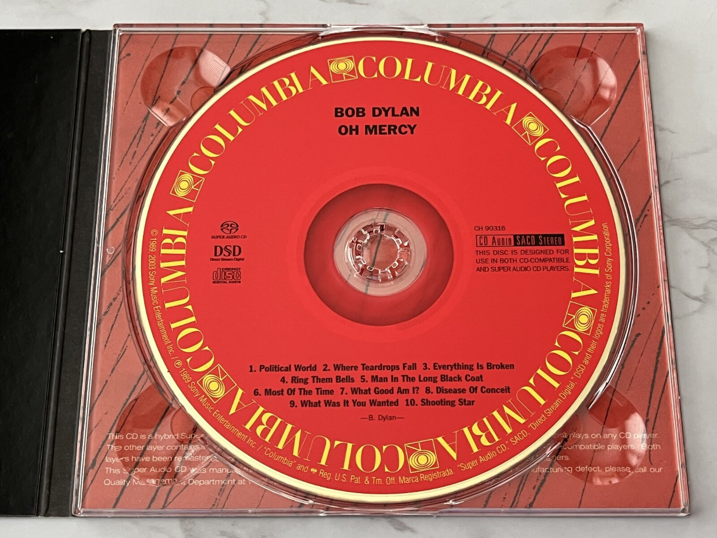 Bob Dylan – Oh Mercy (SACD, Digipak) (2003)