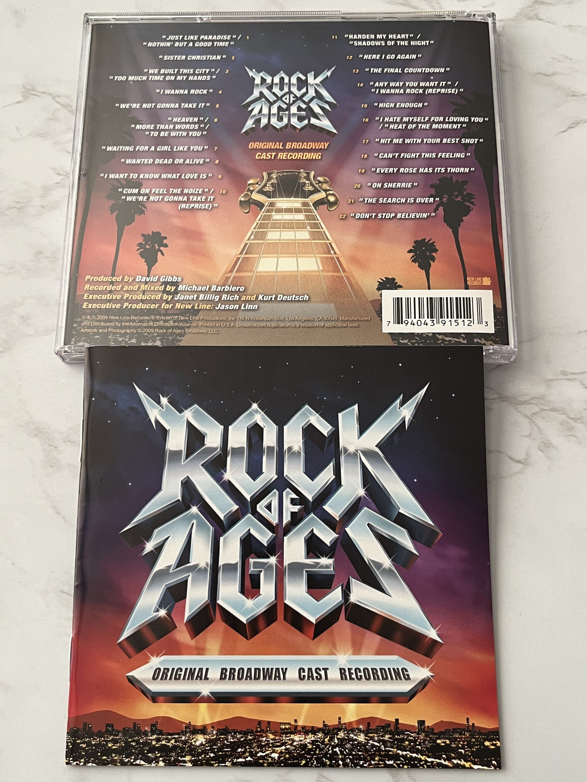 Rock Of Ages Original Broadway Cast Recording (2009)