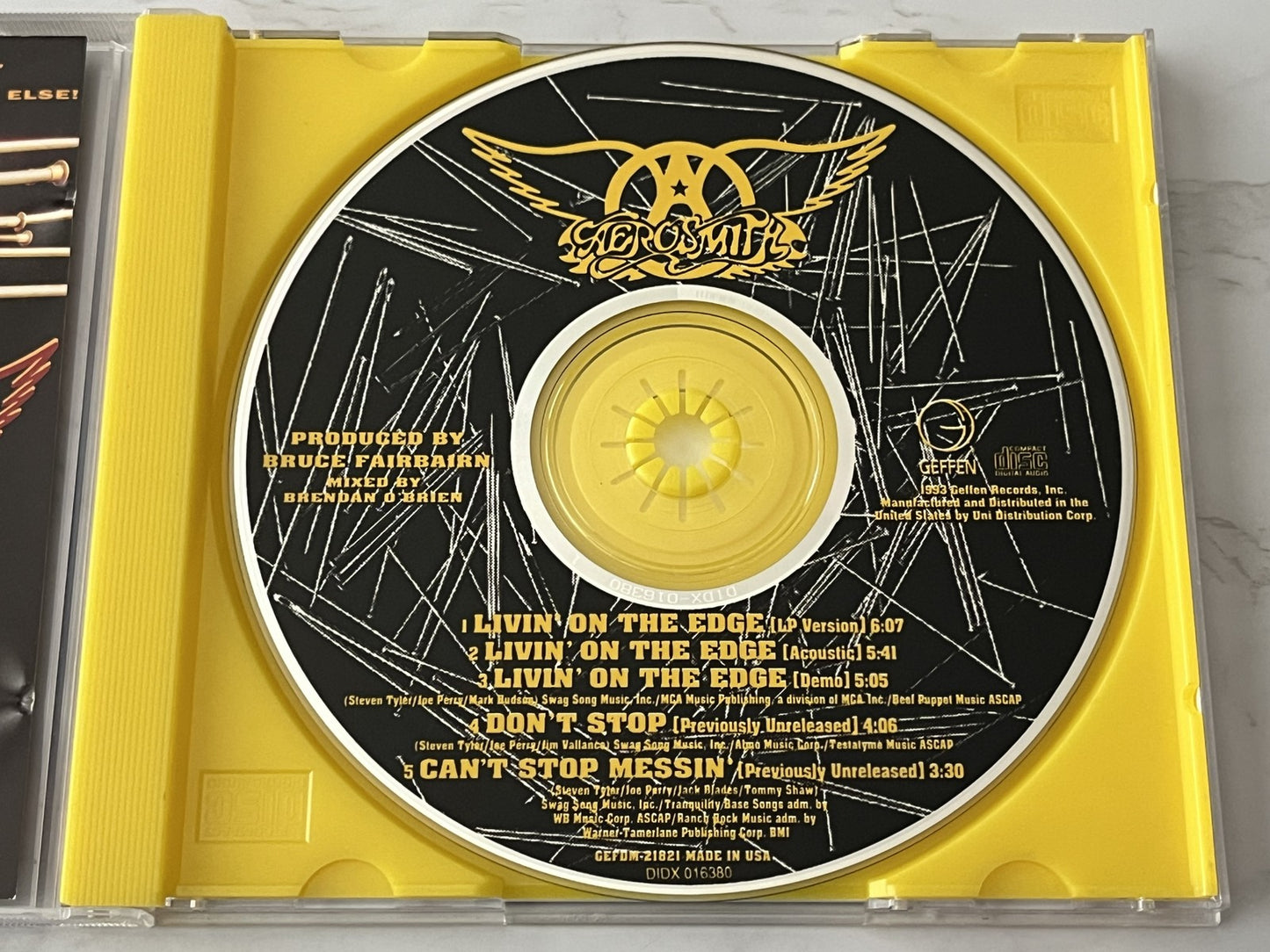 Aerosmith – Livin' On The Edge (1993) [USA 1ST PRESS]