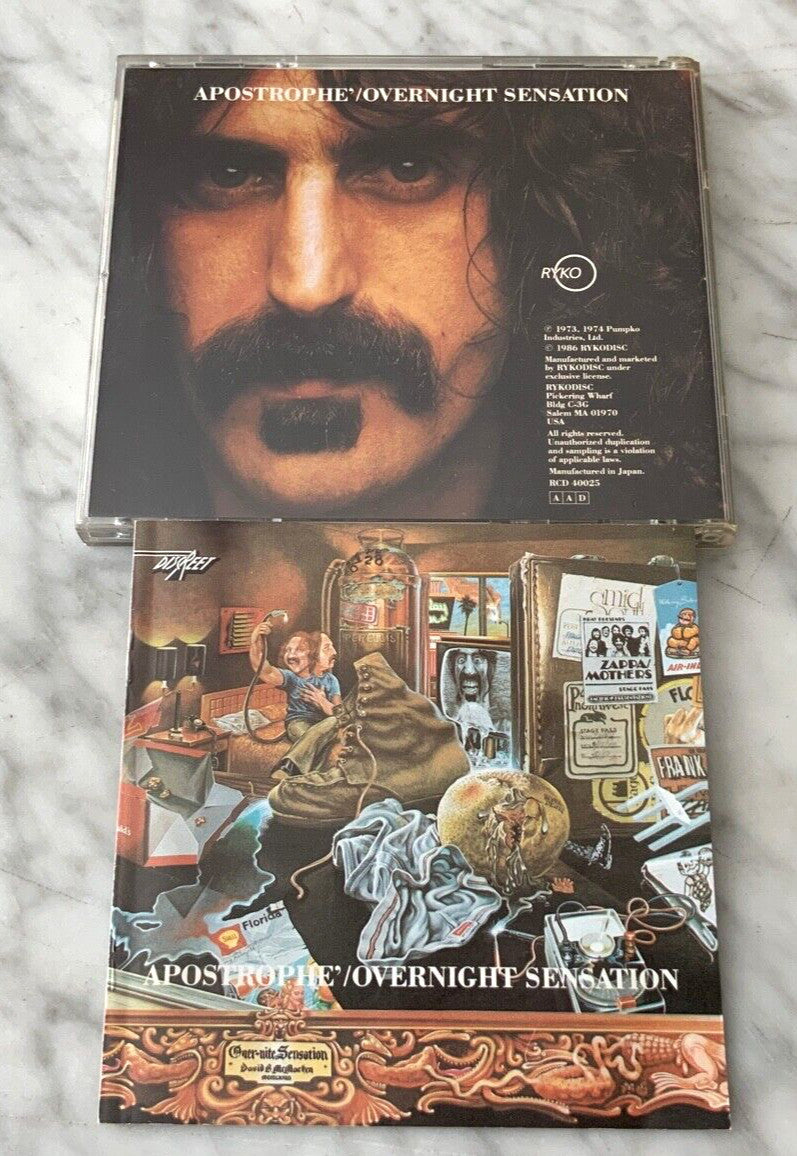 Frank Zappa – Apostrophe/Overnite Sensation (1986) [JAPAN TARGET ERA]