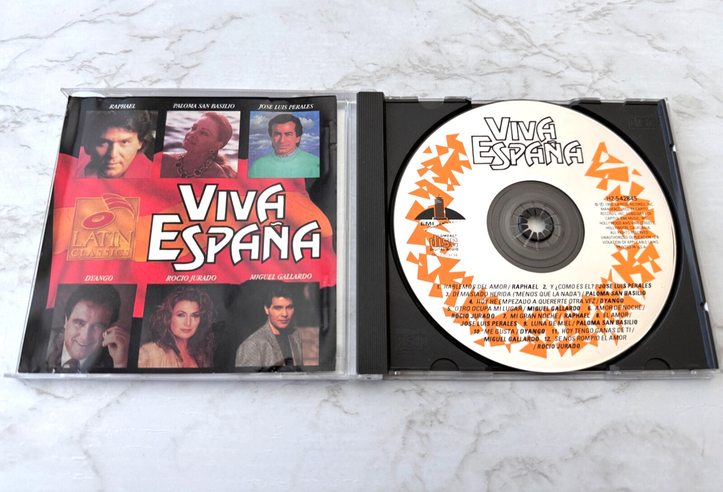 Dyango, Jose Luis Perales, Miguel Gallardo, Raphael, Rocio Jurado – Viva España (1993) [ORIGINAL USA PRESS]