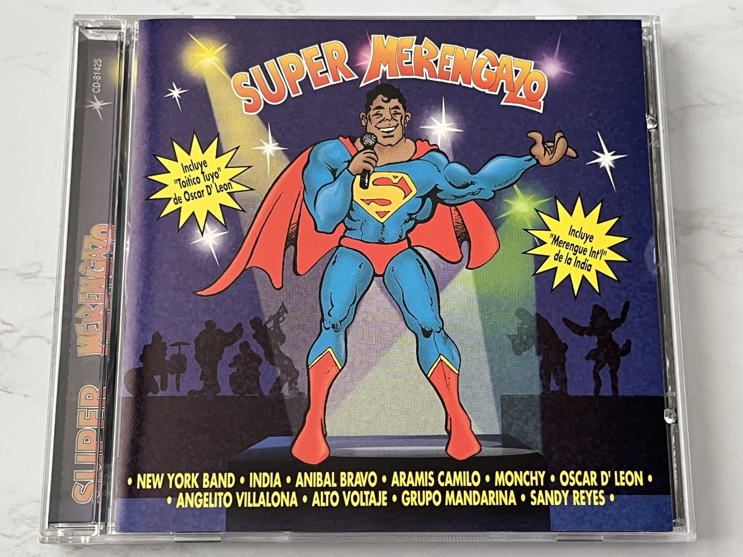 Various, Anibal Bravo, Oscar D'Leon, Monchy, New York Band – Super Merengazo (1995)
