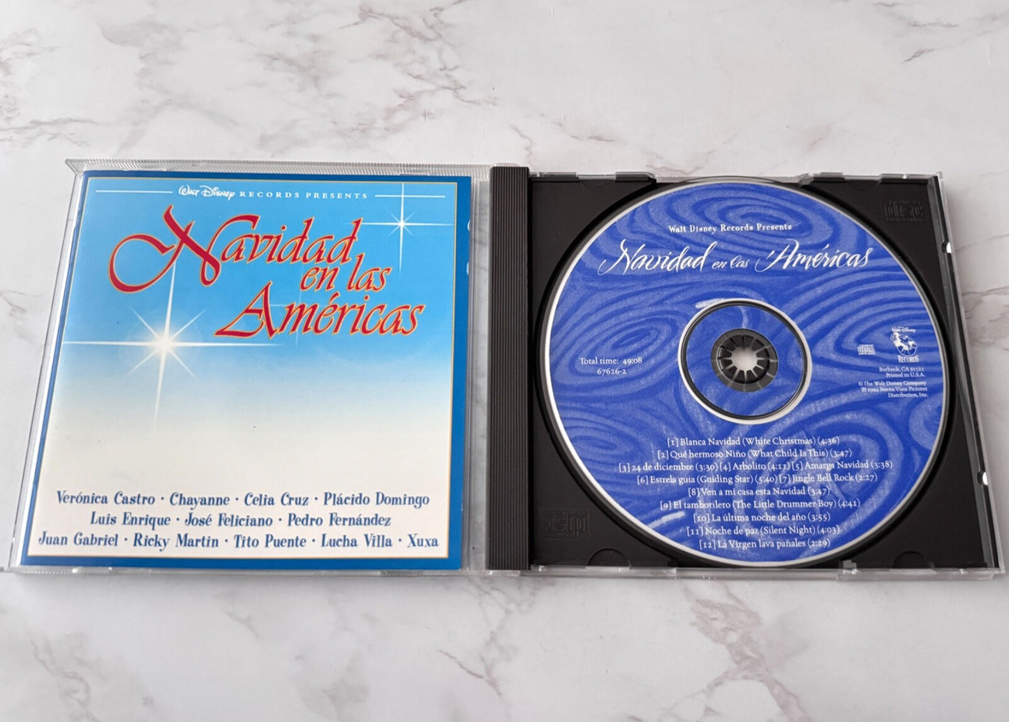 Celia Cruz, Chayanne, Juan Gabriel, Luis Enrique, Various – Navidad En Las Americas (1994) [ORIGINAL USA PRESS]