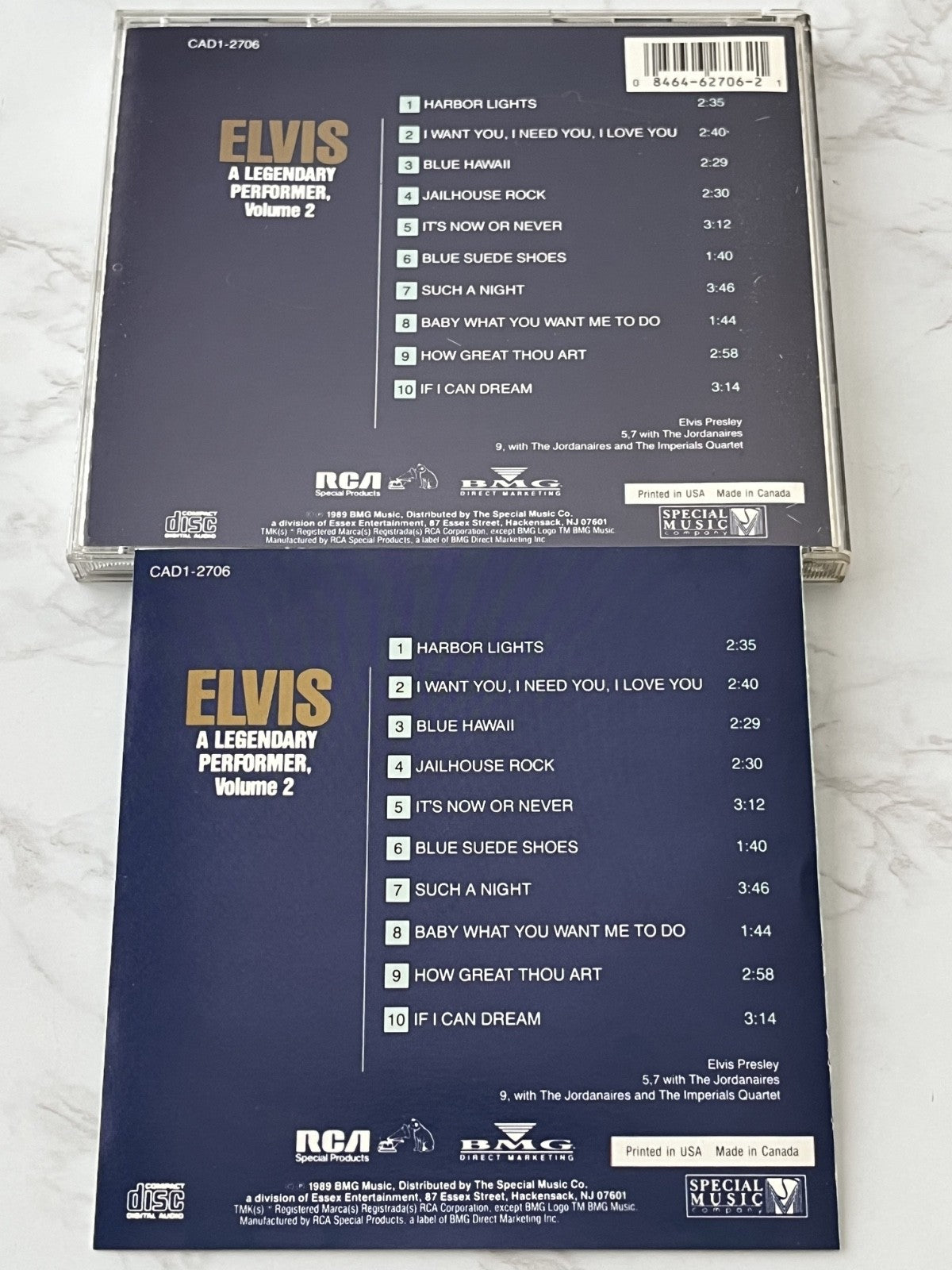 Elvis Presley – A Legendary Performer Vol 2 (1989) [CANADA PRESS]