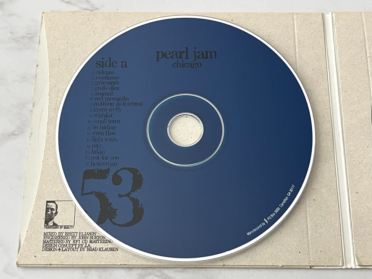 Pearl Jam – Chicago Illinois October 9, 2000 (Digipak) (2001)