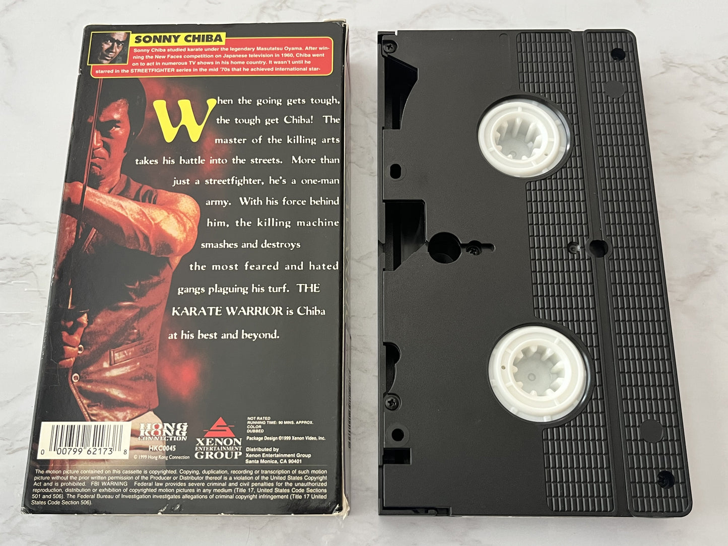 Karate Warrior VHS 1999 Hong Kong Connection HKC0045 Sonny Chiba, Kung Fu (1999)