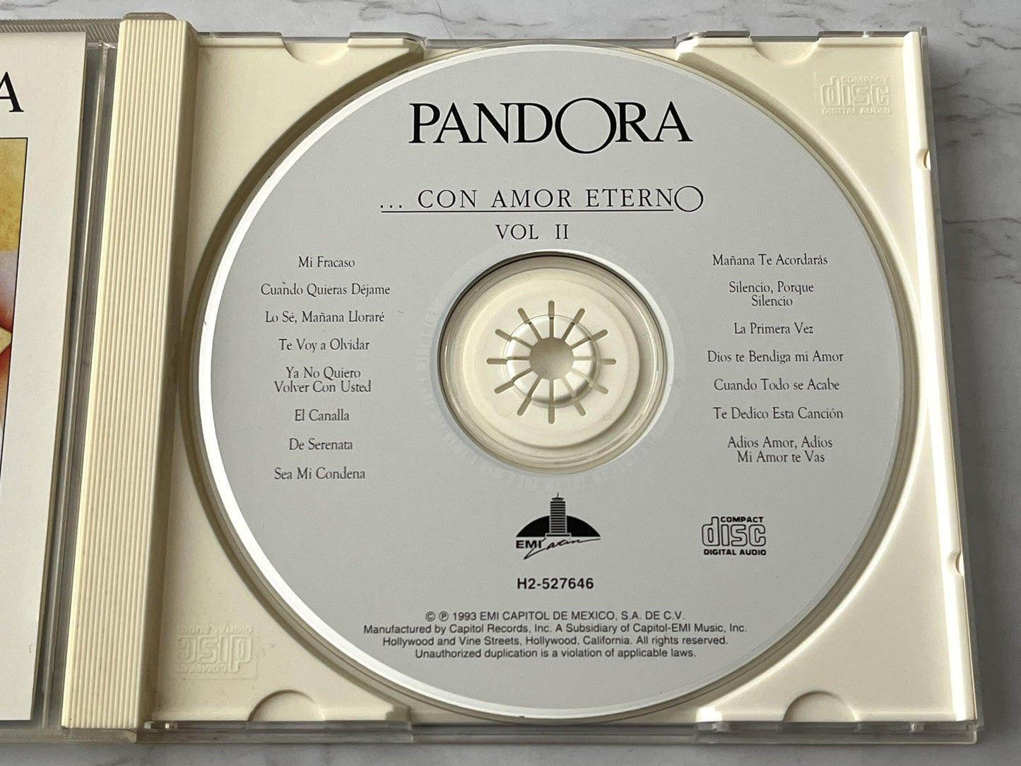 Pandora – Con Amor Eterno Vol. II (1993) [ORIGINAL USA PRESS]