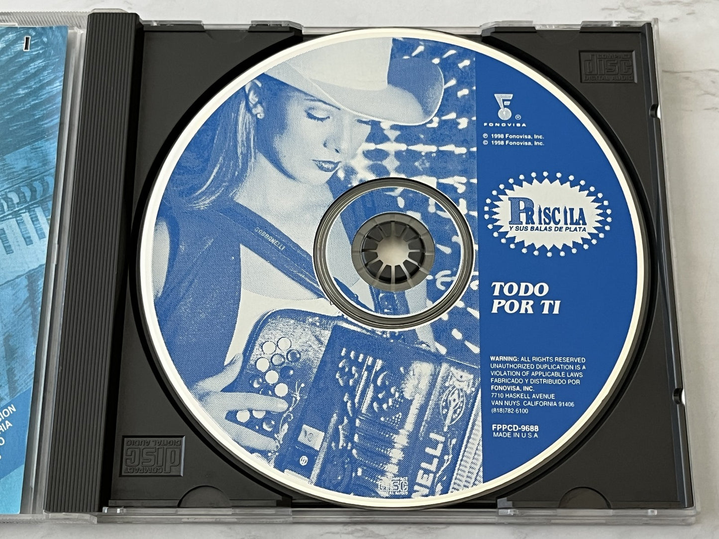 Priscila y Sus Balas de Plata – Todo Por Ti (1998) [ORIGINAL USA PRESS]