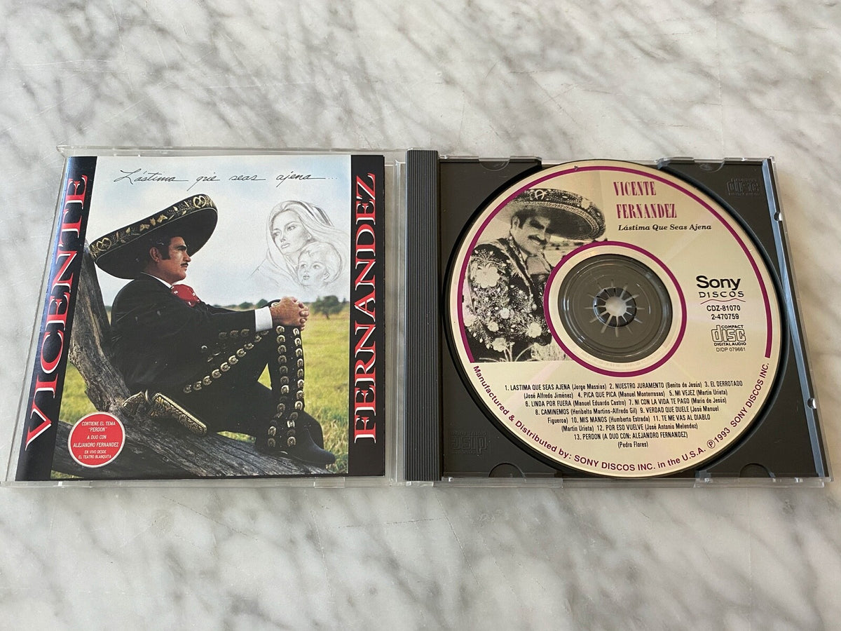 Vicente Fernandez – Lastima Que Seas Ajena (1993) [ORIGINAL USA PRESS]